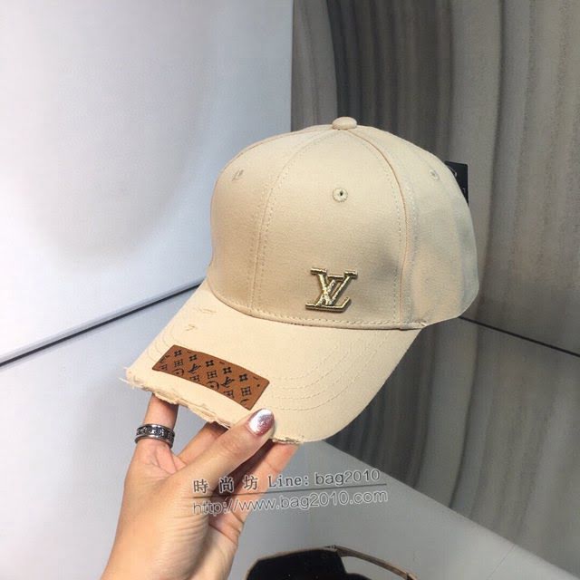LV爆款男士帽子 路易威登暗紋提花2021早春棒球帽 LV做舊鴨舌帽  mm1264